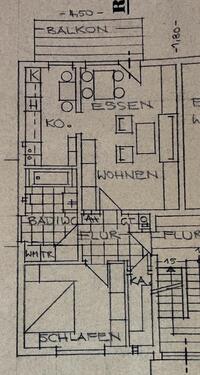 Foto - Guntersblum, 2Zimmer, 63qm, Küche, Tageslicht-Wannenba, Balkon