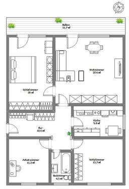 Foto - Etagenwohnung zum Kaufen in Hattersheim am Main