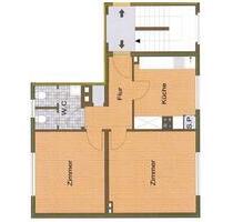 2 ZKB 60qm in Eiserfeld - 510,00&nbsp;EUR Kaltmiete, ca.&nbsp; 60,00&nbsp;m&sup2; in Siegen (PLZ: 57080) Eiserfeld