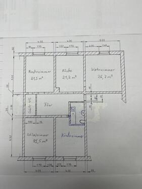 Foto - 4-Raum Wohnung - 710,00 EUR Kaltmiete, ca.  130,00 m²