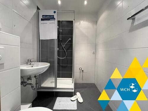 Foto - Moderne 1-Raum Wohnung mit Dusche und grünem Ausblick!