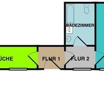 3 Zi. 75qm Wohnung Innenstadt Innenhof Schule Kindergarten