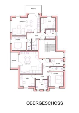 Foto - Lichtdurchflutete Obergeschosswohnung mit Südbalkon Wohnung Nr. 3