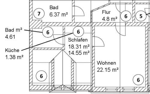 Foto - Wohnung 2G 2 Zimmer - 76.000,00&nbsp;EUR Kaufpreis, ca.&nbsp; 47,50&nbsp;m&sup2;