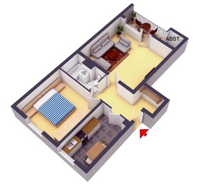 Foto - 2 Zimmer Etagenwohnung zum Kaufen in Mainz