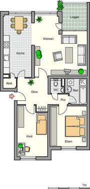 Foto - 3 Zimmer Etagenwohnung in Monheim am Rhein