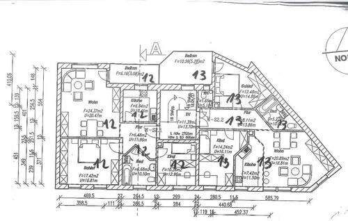 Foto - 3 Zimmer Etagenwohnung in Gera