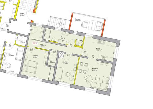 Foto - 3 Zimmer Etagenwohnung in Breitenworbis