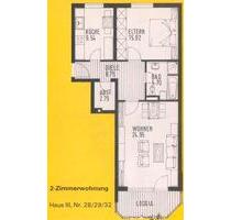 Sonnige 2,5-Zimmer u. teilmöblierte Wohnung m. Balkon, Augsburg