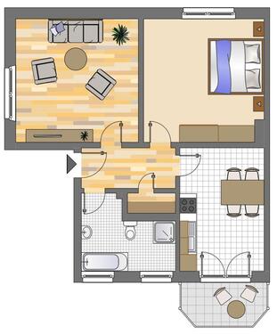Foto - 2 Zimmer Etagenwohnung zur Miete in Dortmund