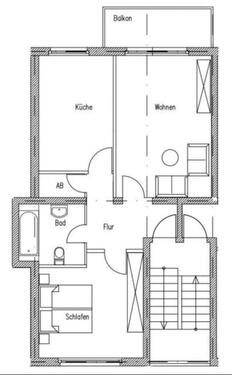 Foto - 2 Zimmer Etagenwohnung zur Miete in Offenbach am Main