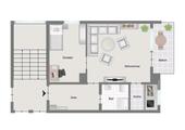 Foto - 2-Zi. ETW , 43 qm mit Balkon, sofort verfügbar