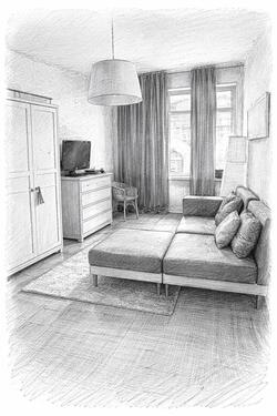 Foto - 3 Zimmer Dachgeschoßwohnung zur Miete in Wiesbaden