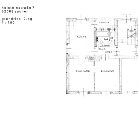 Foto - Helle 2-Zimmer-Wohnung mit Balkon in Aachen Zentrum