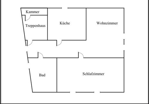 Foto - 2 Raum Wohnung - 612,00&nbsp;EUR Kaltmiete, ca.&nbsp; 68,00&nbsp;m&sup2;