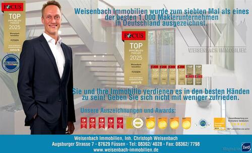 Foto - 3 Zimmer Etagenwohnung zur Miete in Füssen