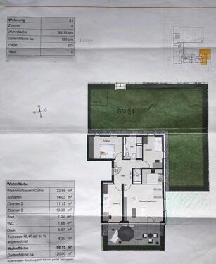 Foto - 4 Zimmer Terrassenwohnung zum Kaufen in Remseck am Neckar