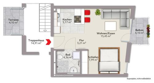 Foto - 1 Zimmer Etagenwohnung in München