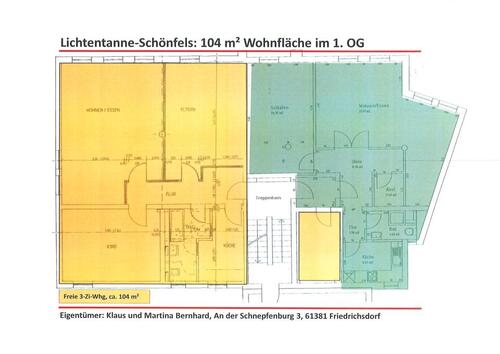 Foto - 3 Zimmer Etagenwohnung zur Miete in Lichtentanne