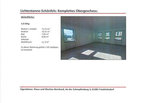 Foto - 3 Zimmer Etagenwohnung in Lichtentanne