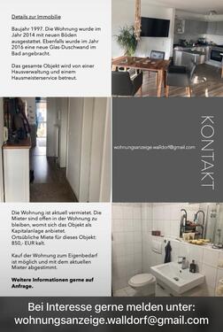 Foto - 2 Zimmer Etagenwohnung zum Kaufen in Walldorf