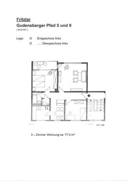 Foto - 3 Zimmer Hochparterre zur Miete in Fritzlar