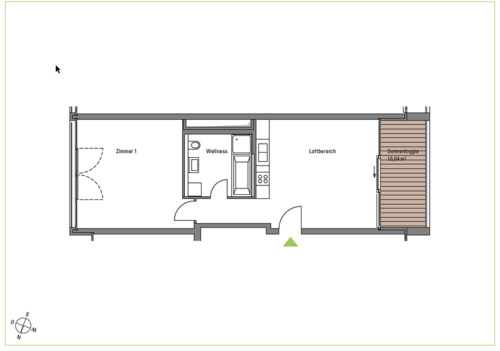 Foto - 2 Zimmer Etagenwohnung zur Miete in Düsseldorf