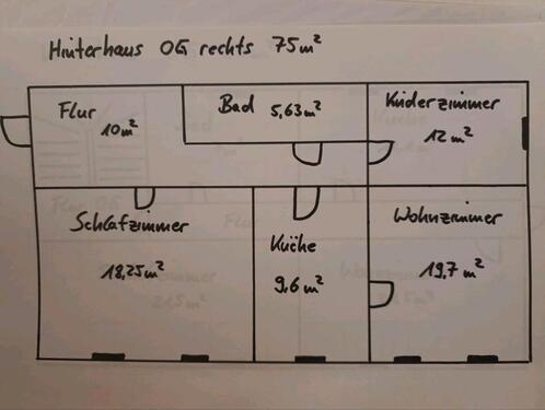 Foto - gut erreichbare 3 Zimmer Wohnung in Teuchern Kaltmiete 445