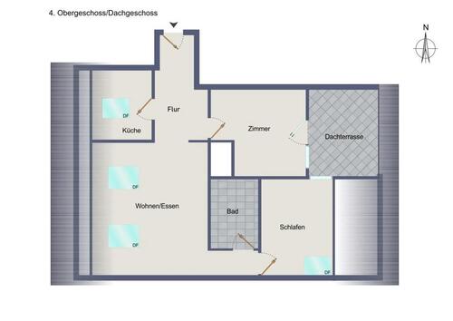 Foto - 3 Zimmer Dachgeschoßwohnung in Waiblingen