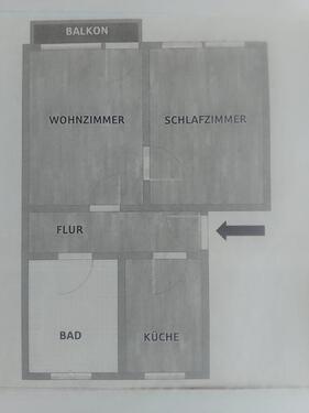 Foto - 2 Zimmer Etagenwohnung zum Kaufen in Bad Tabarz