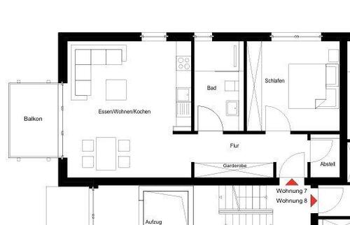 Foto - 2 Zimmer Etagenwohnung zur Miete in Herzogenrath