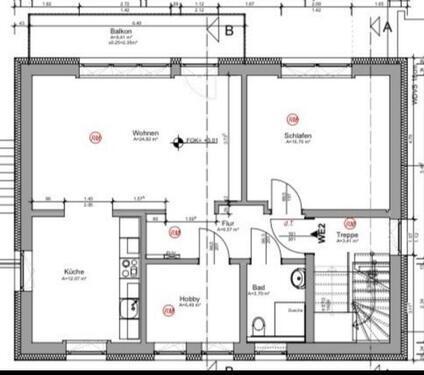 Foto - Helle 3-Zimmer-Wohnung in Lemgo - 72m² - Erstbezug