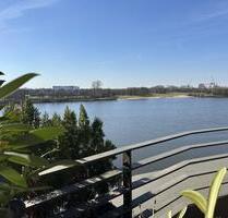 Überseestadt: TOP Exklusive 4 Zi. Whg im 4. OG, 2 Loggien m. Weserblick, 2 TG-Plätze, barrierefrei - Bremen Walle