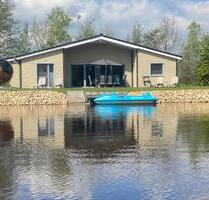 Ferienhaus am See (1-8 Pers.) mit Panorama Außen Sauna, Tretboot, Whirlwanne, Kamin, Kinderspieleparadies - Twist