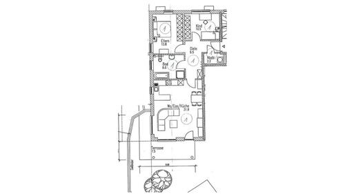 Foto - 3-Zimmer Wohnung zu vermieten - 800,00 EUR Kaltmiete,