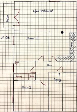 Foto - 3-Raum Wohnung Struppen Siedlung Teilmöbliert