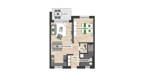 Foto - 2 Zimmer Etagenwohnung in Kassel