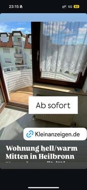 Foto - Wohnung möbliert & hell; mitten in Heilbronn ab sofort anschauen