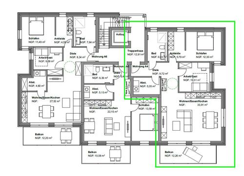 Foto - 3 Zimmer Etagenwohnung in Zetel