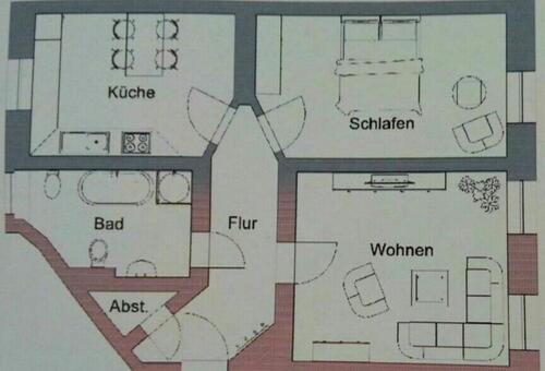Foto - Etagenwohnung in Halle (Saale) zum Kaufen