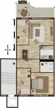 Foto - Kleine 4-Raum-Wohnung wartet auf neue Mieter