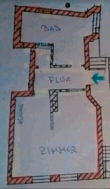 Foto - 1 Zimmer Etagenwohnung zur Miete in Calbe (Saale)