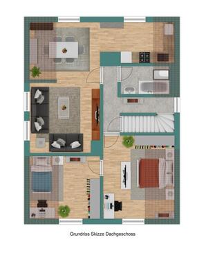 Foto - 3.5 Zimmer Dachgeschoßwohnung zur Miete in Mosbach