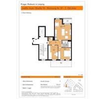 3Raum - Küche - Fußbodenheizung - Glasfaser - Außenjalousin - Leipzig Südost