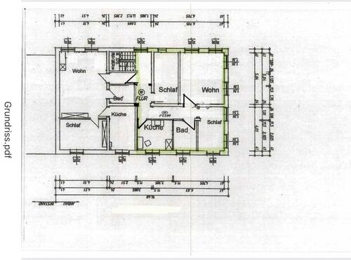 Foto - helle 3- Zimmer Wohnung - 1.400,00&nbsp;EUR Kaltmiete, ca.&nbsp; 70,00&nbsp;m&sup2;