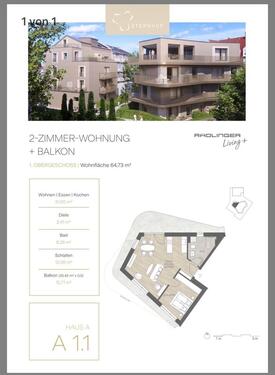 Foto - Moderne 2-Zimmer Wohnung im Sternhof Regensburg