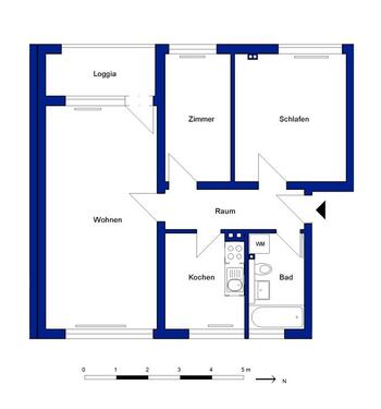 Foto - Etagenwohnung in Wolfsburg zur Miete