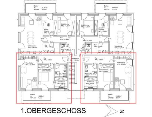 Foto - 2 Zimmer Etagenwohnung in Handewitt