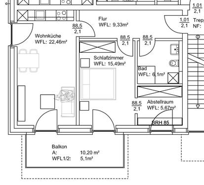 Foto - Etagenwohnung in Handewitt zur Miete