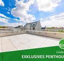 Penthouse im Hinterhaus mit großer Sonnen-Terrasse, Kamin, Einbauküche, TG-Stellplätzen u.v.m. - Leipzig Altwest